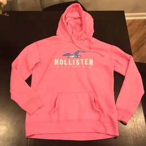Pink soft Hollister sweatshirt